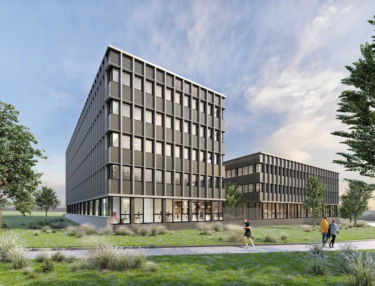 Immeuble de bureaux Rennes Atalante Champeaux